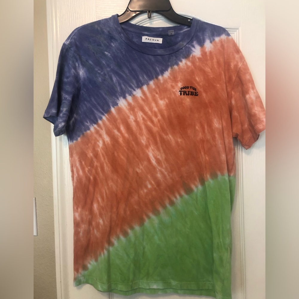 PacSun Good Vibe Tribe Tie-Dye T-shirt. Size S.
